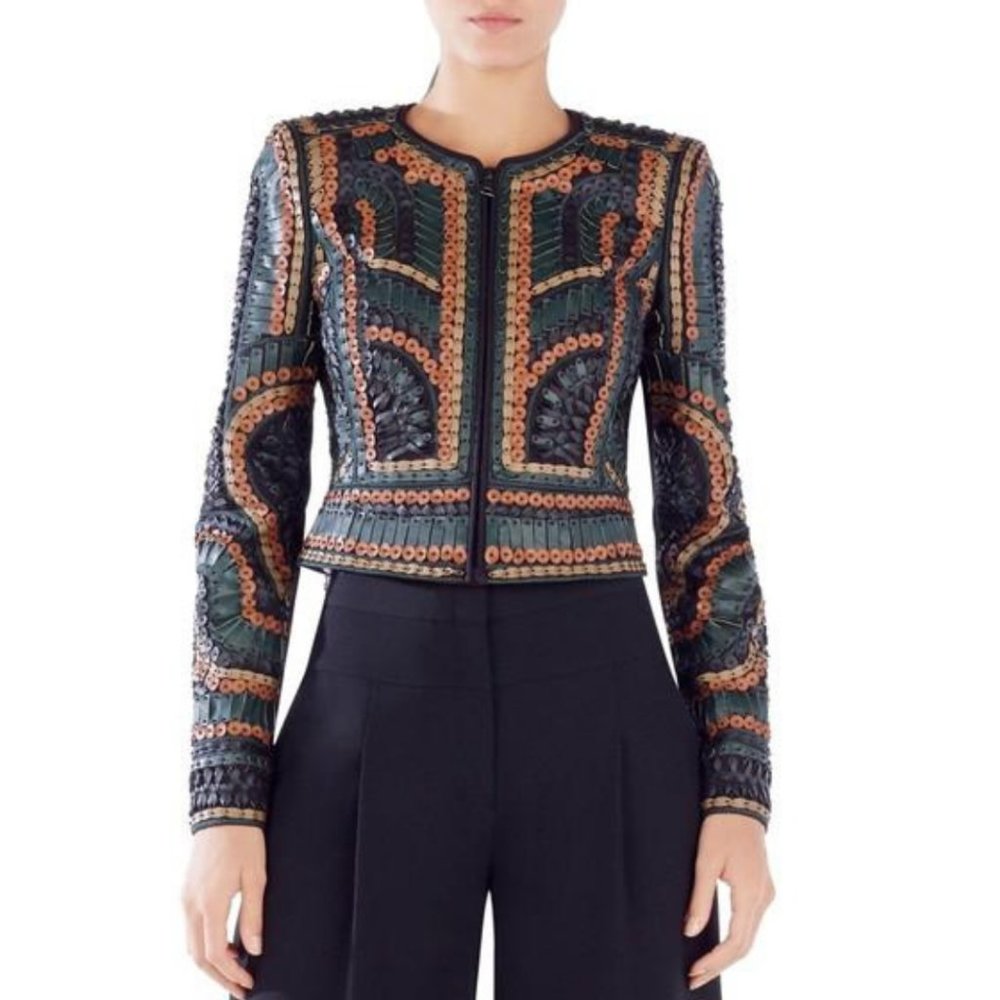 BCBGMAXAZRIA Runway Millie Multicolored Jacket